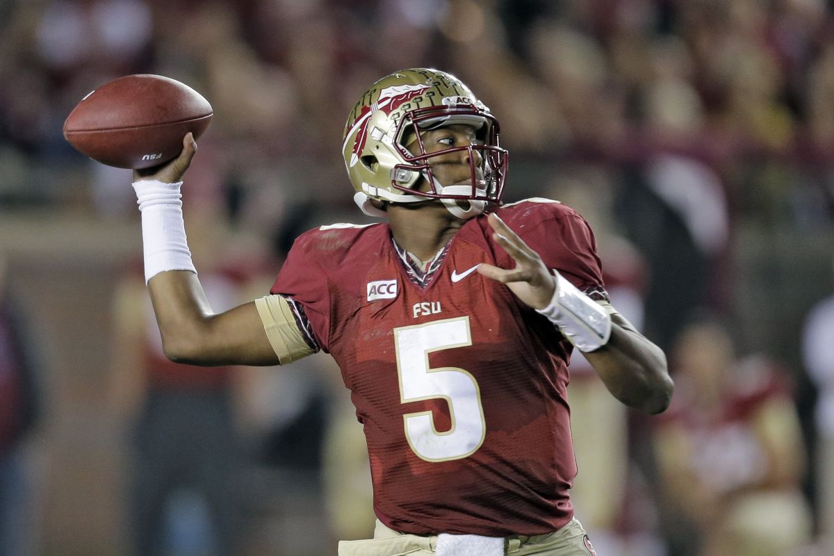 Florida State quarterback Jameis Winston strengthened his Heisman case with 325 yards passing in blowout win over No. 7 Miami. (Associated Press)