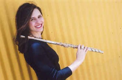 
Flutist Anna Povich de Mayor performs a Latin American program with the Spokane String Quartet in its season-ending concert Sunday at The Met. 
 (Photo courtesy of Spokane Chamber Music Association / The Spokesman-Review)