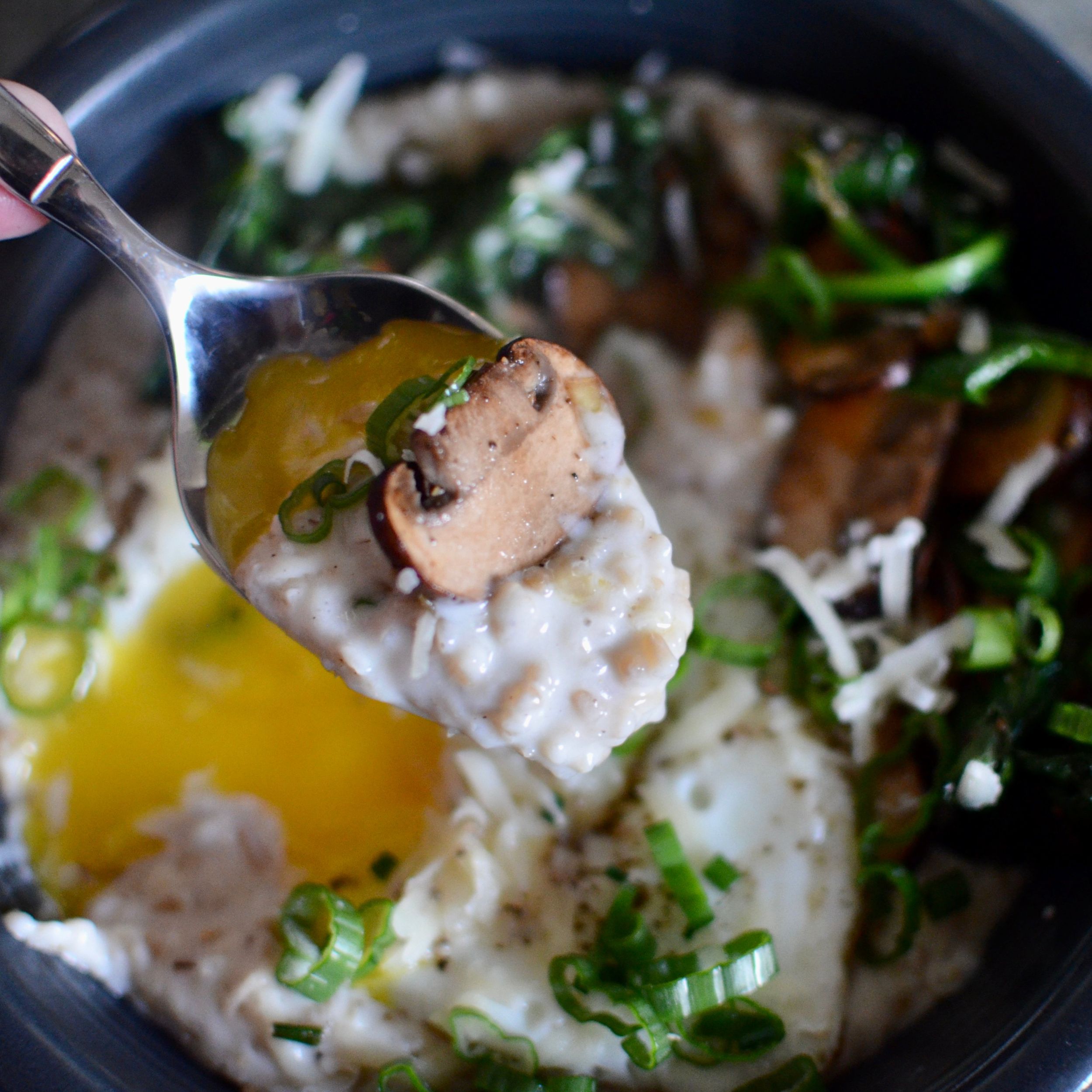 Southwest-Inspired Savory Steel Cut Oatmeal Bowl - Nutrition Happens