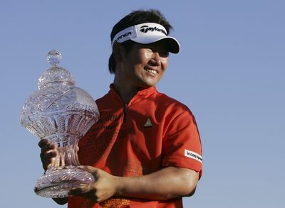 Y.E. Yang’s one-stroke Honda Classic win was his first PGA Tour victory. (Associated Press / The Spokesman-Review)