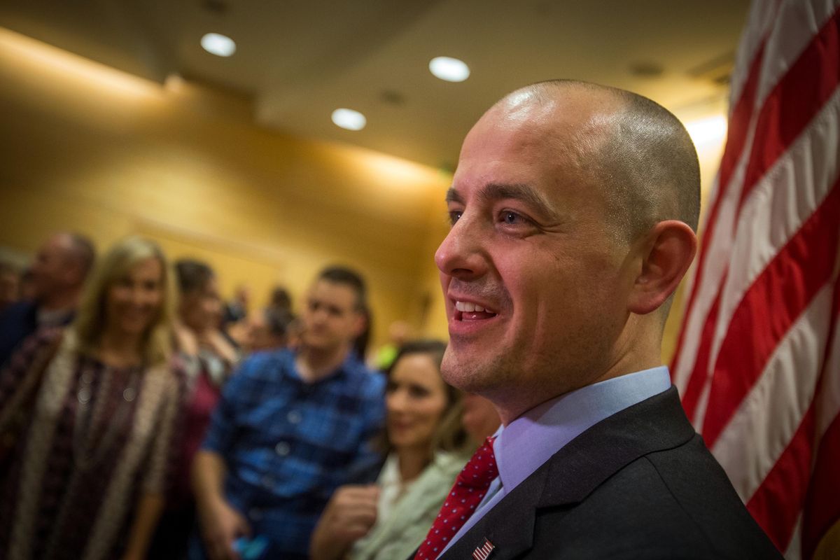 Evan McMullin. (Benjamin Zack / AP)