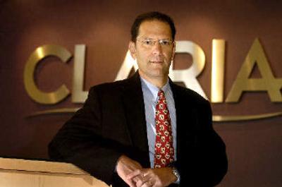 
Scott Eagle, director of marketing for Claria Corp., poses at his company's Redwood City, Calif., headquarters.  
 (Associated Press / The Spokesman-Review)