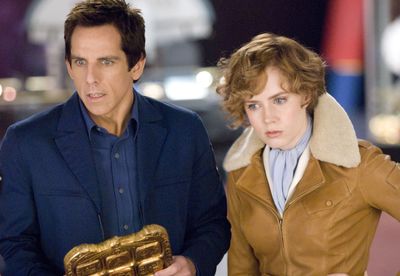 Ben Stiller stars as a former museum nightwatchman and Amy Adams stars as Amelia Earhart in “Night at the Museum: Battle of the Smithsonian.” Associated Press photos (Associated Press photos / The Spokesman-Review)