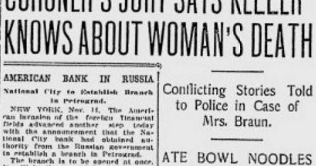 100 Years Ago In Spokane Jury Examining Womans Death Grows Suspicious Of Last Man To See Her 6740