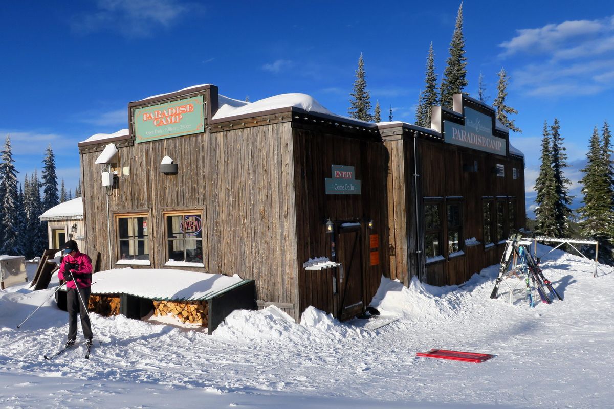 The Paradise Camp lodge is located at the top of the Putnam Creek chairlift on Silver Star's back side. (John  Nelson / The Spokesman-Review)