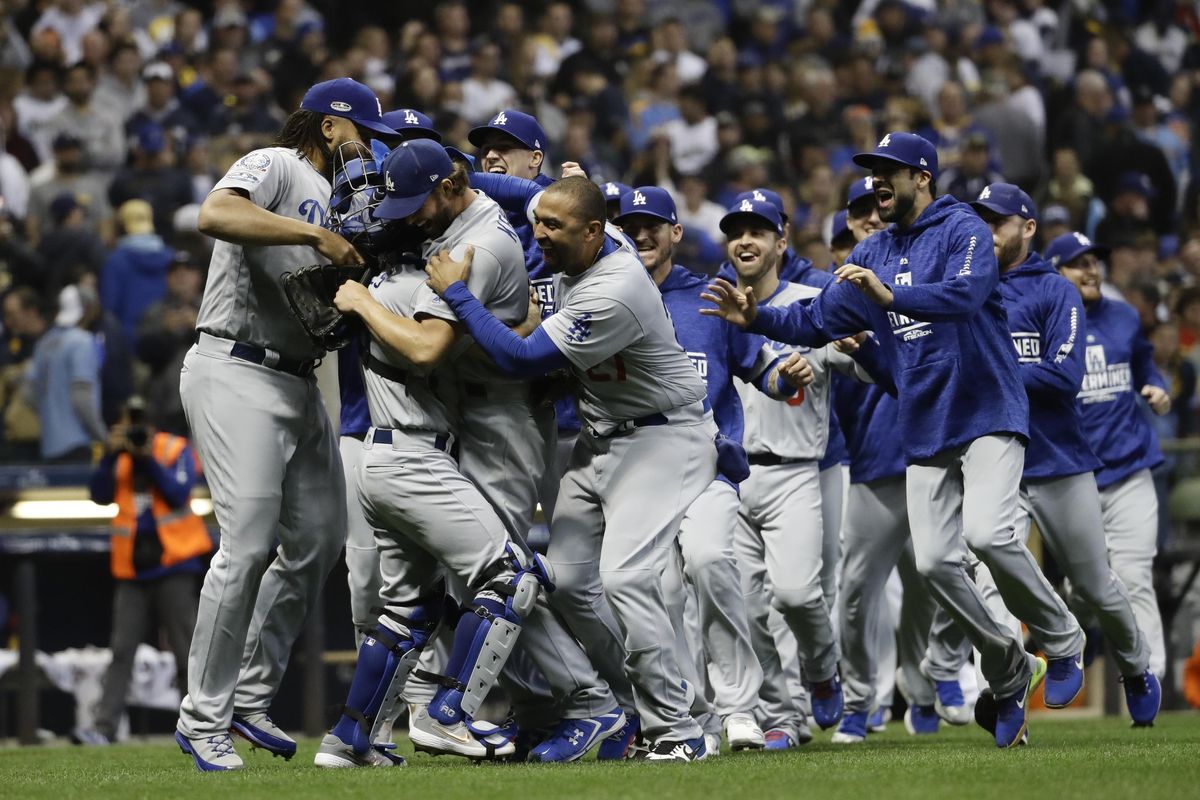 Dodgers beat Brewers in Game 7, face Red Sox in World Series