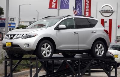 A 2009 Murano sits at a Nissan dealership in the south Denver suburb of Englewood, Colo. Associated Press photos (Associated Press photos / The Spokesman-Review)