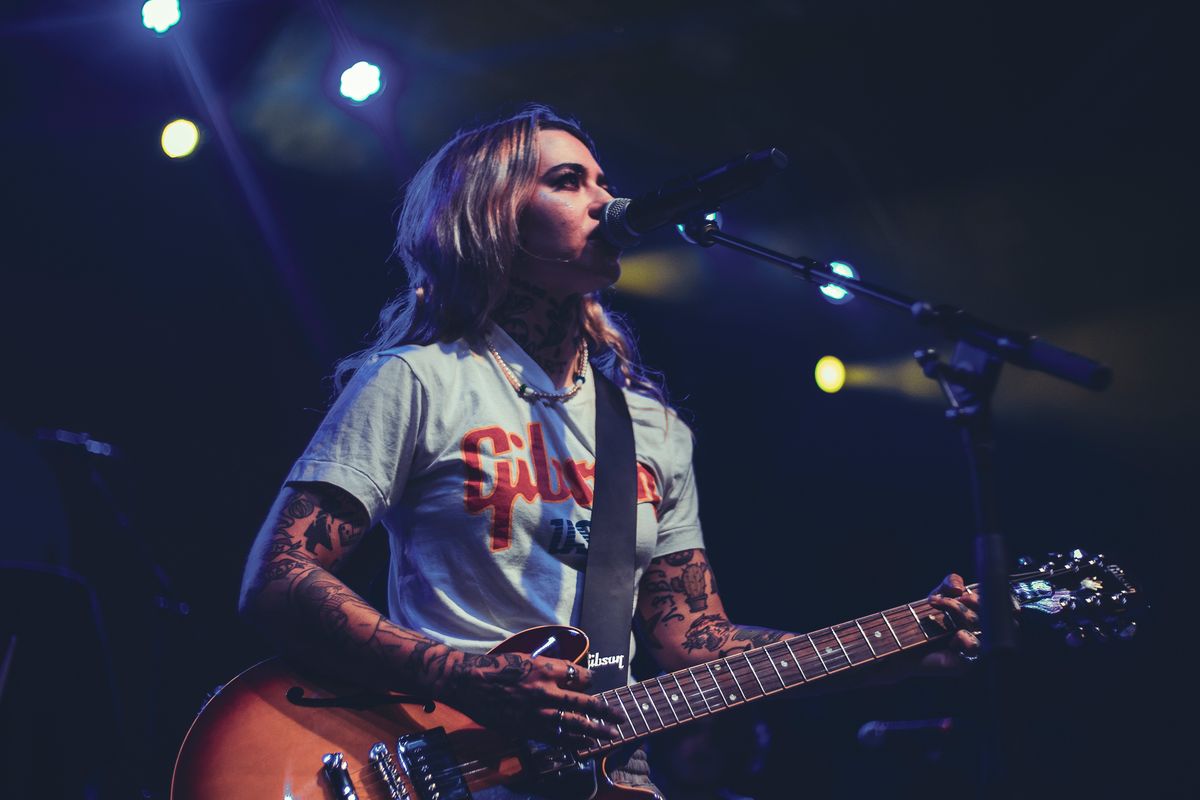 Morgan Wade opens for headliner Ryan Hurd at Knitting Factory on May 6 in downtown Spokane.  (Taylor D. Waring/For The Spokesman-Review)