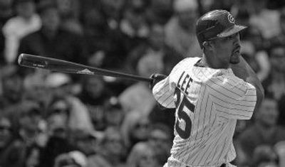 
Cubs' Derek Lee leads the majors in batting at .422.
 (Associated Press / The Spokesman-Review)
