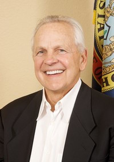 Sun Valley Mayor Wayne Willich was among those involved in a tense dispute over a bill regarding city consolidation that boiled over at the Idaho Legislature on Friday. The bill was killed in committee; afterward, an angry Sun Valley resort manager had to be restrained by security after he menaced a reporter. (Official photo / City of Sun Valley)