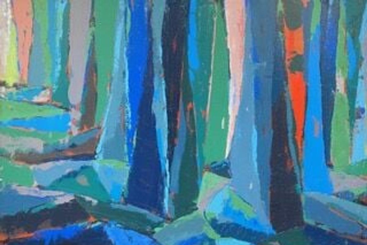 “Passage,” an acrylic on canvas, by Jeff Olson (Courtesy of Jeff Olson)
