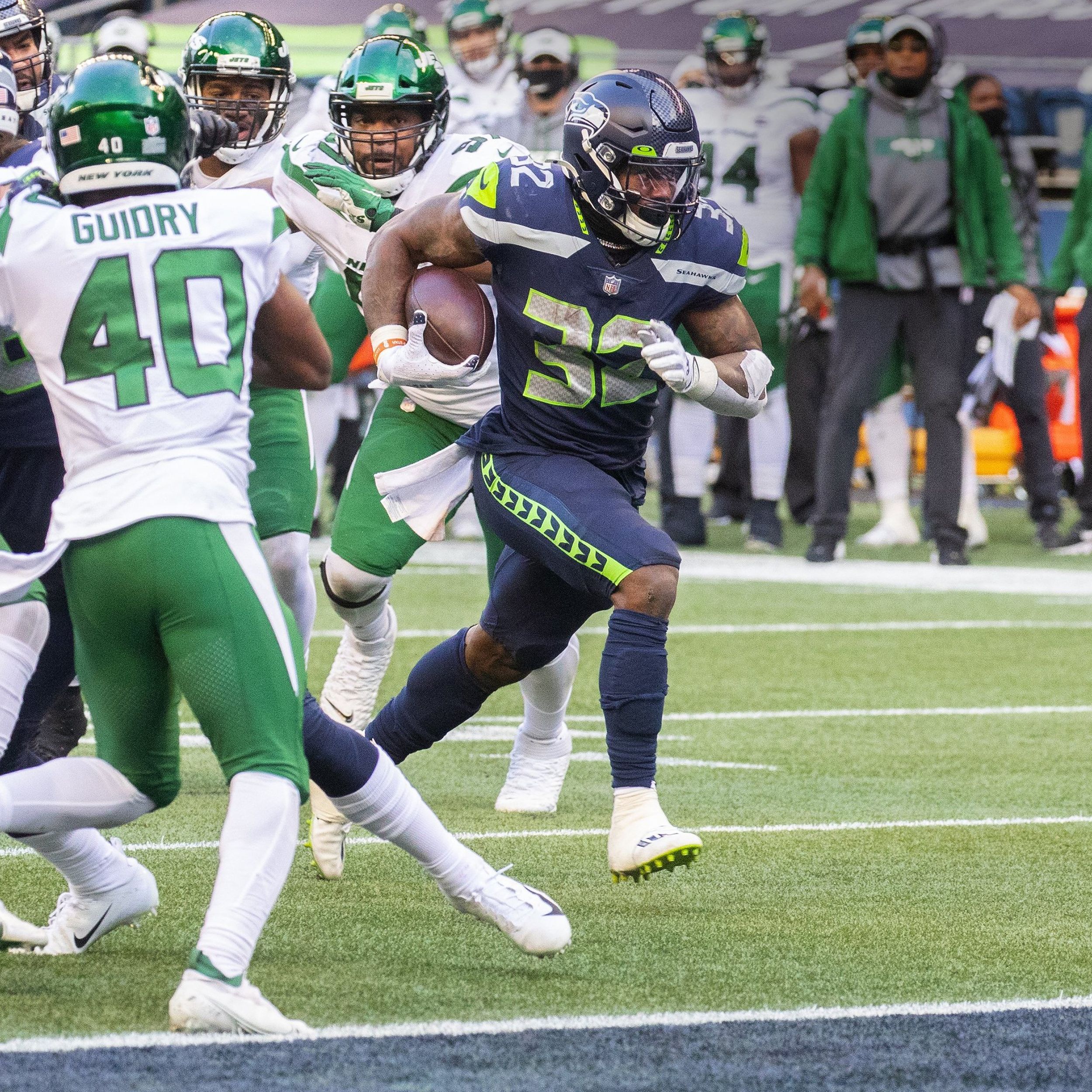 Chris Carson news: Seahawks running back away from camp due to