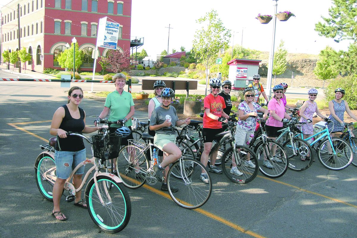 Morgan Lonsford, left, is one of the members of Belles and Baskets, a women
