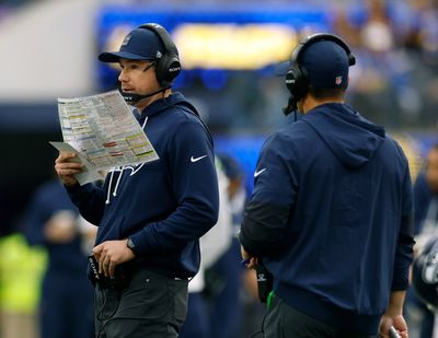 Seahawks offensive coordinator Klint Kubiak will take over as head coach for the Las Vegas Raiders.  (Tribune News Service)