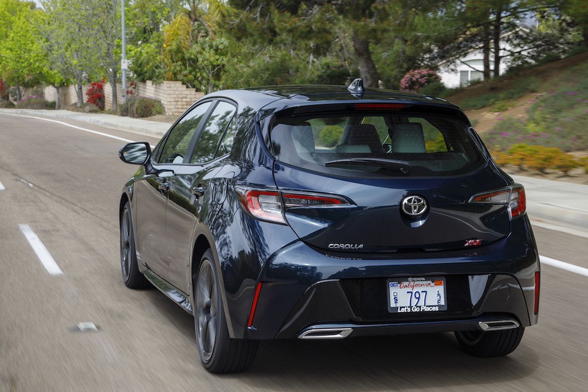 In the rear, a new multilink setup replaces the previous car’s torsion beam, helping smooth the ride and sharpening its handling. (Toyota)