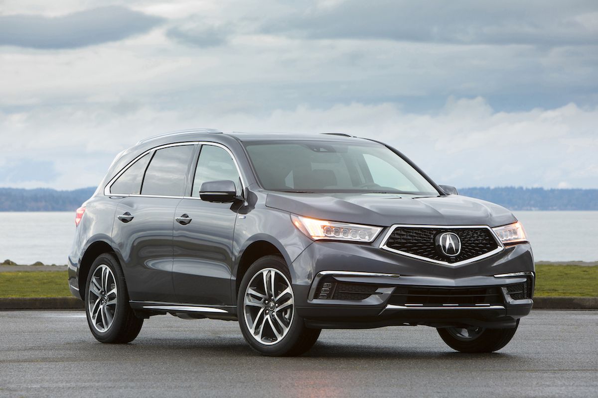 Like most crossovers, the MDX ($44,300) is built on a front-wheel-drive platform. Here in snow country, its torque-vectoring all-wheel-drive system is a well-worth-it $2,000 option.  (Acura)
