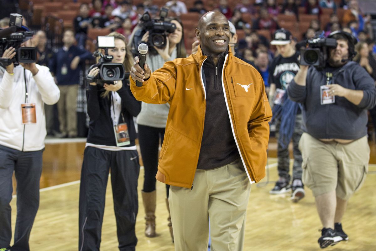 Charlie Strong is now head coach at Texas, which fielded the last all-white championship college football team in 1969. (Richardo B. Brazziell)