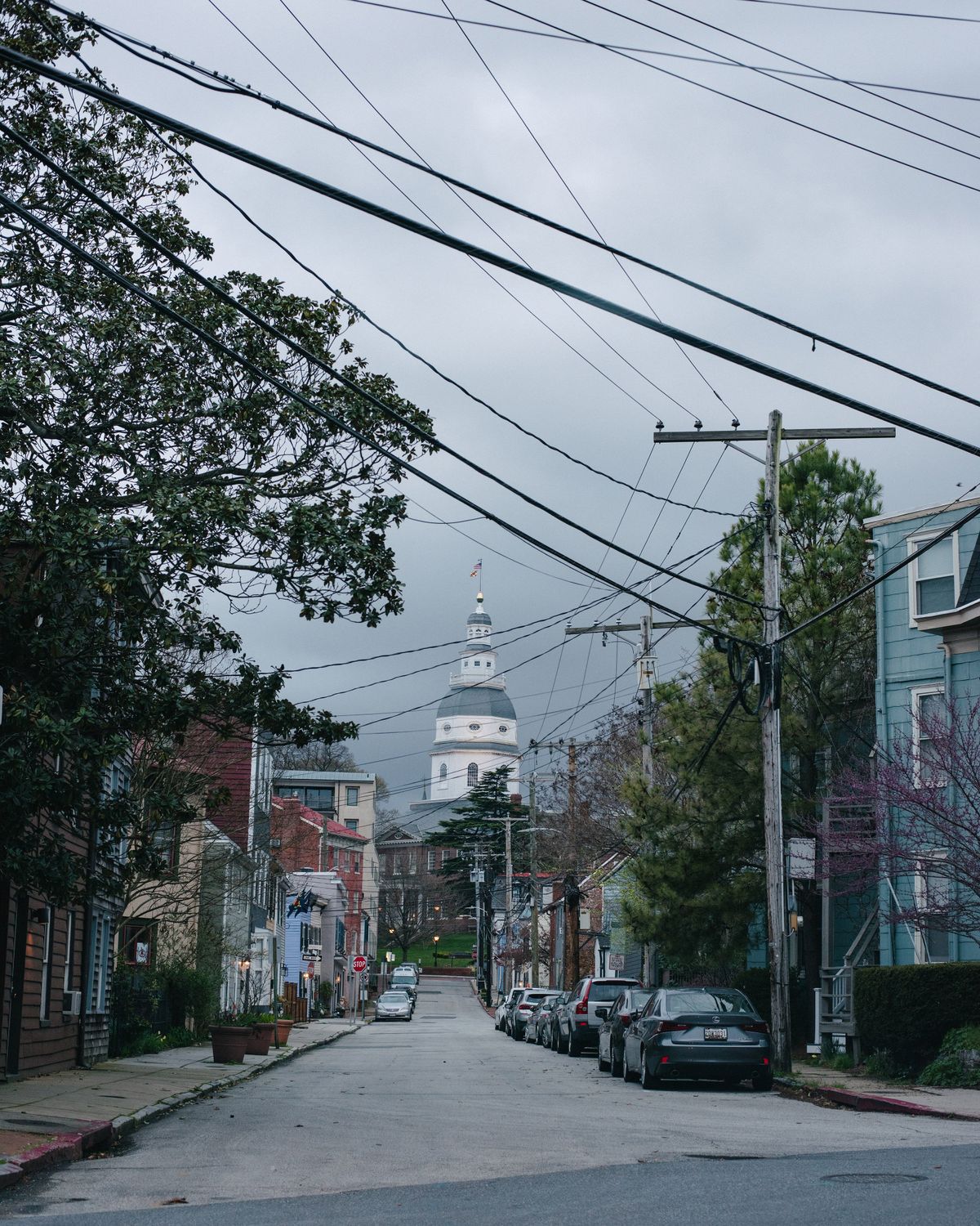 FILE -- The downtown area in Annapolis, the capital of Maryland, where some Democratic state lawmakers have been pushing for the state to redraw its congressional map before the midterms, April 1, 2020. Democrats are still widely favored to win control of the U.S. House of Representatives in the November midterm elections, but Republicans have gained a new structural edge through their redistricting efforts. (Andrew Mangum/The New York Times)  (ANDREW MANGUM)