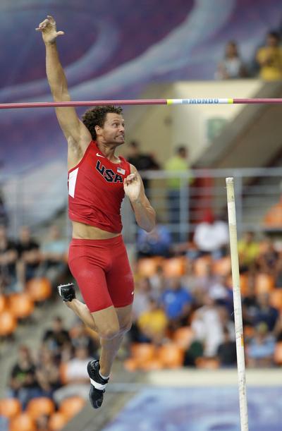 University High graduate Brad Walker vaulted to a fourth-place finish at the world championships in Moscow with a 19-1 mark. (Associated Press)