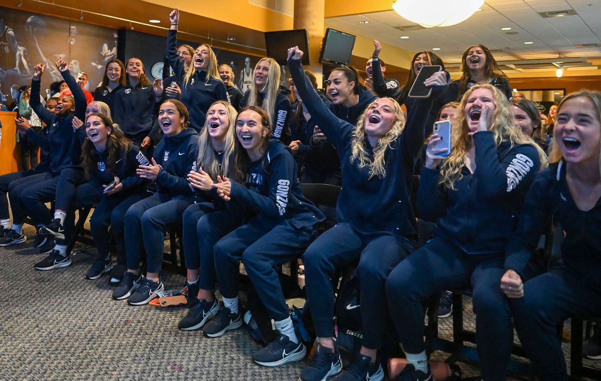 Gonzaga women's soccer team NCAA watch party Nov. 6, 2023 The