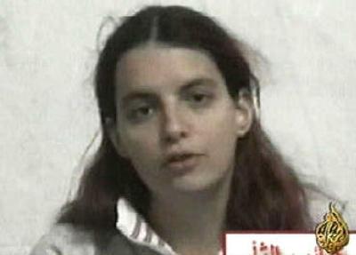 
Hostage American reporter Jill Carroll appears in a silent 20-second video aired Tuesday by Al-Jazeera television. 
 (Associated Press / The Spokesman-Review)