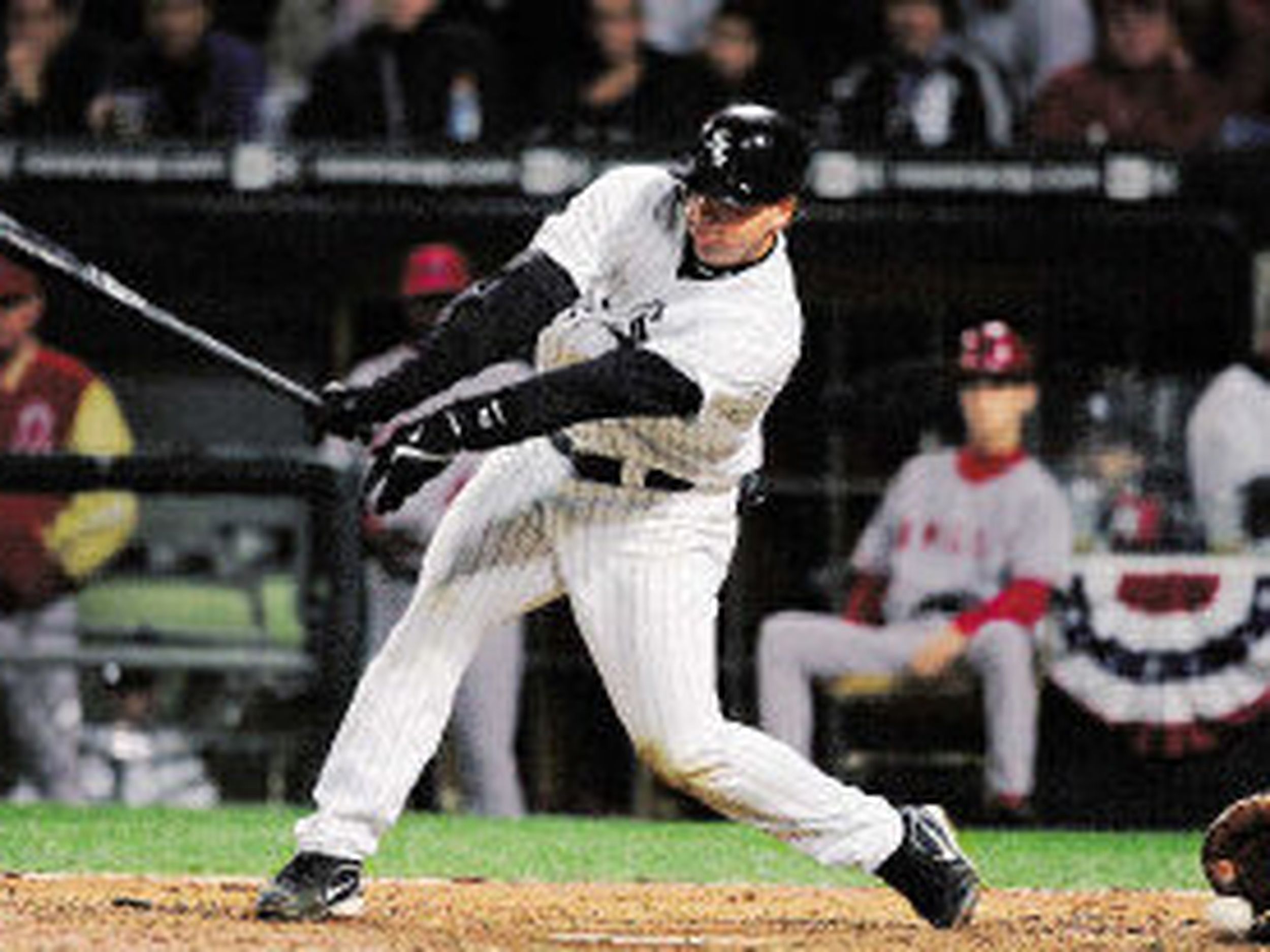 2005 ALCS Game 5: Joe Crede Game-Tying HR Full AB  Joe Crede homers to  left field, tying the game at three in the 7th inning of Game 5 of the 2005