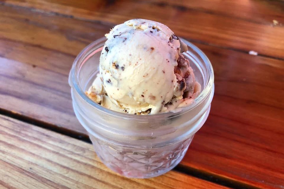 Bacon ice cream at Clover in July.  (Don Chareunsy/The Spokesman-Review)