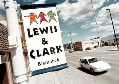
Bismarck, N.D., installed street banners in 2002 to mark the bicentennial of Lewis and Clark's journey. 
 (FileAssociated Press / The Spokesman-Review)