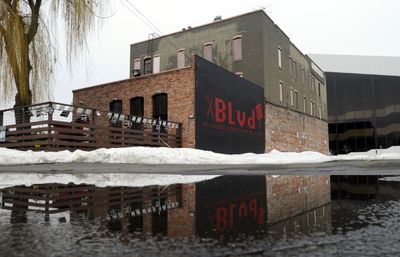 The century-old building that houses The Blvd. House of Music was purchased by the city of Spokane and will be torn down. (Jesse Tinsley / The Spokesman-Review)