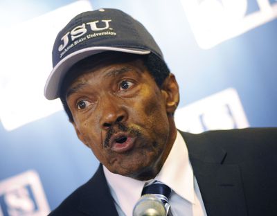 Harold Jackson back at his alma mater as Jackson State coach. (Associated Press)