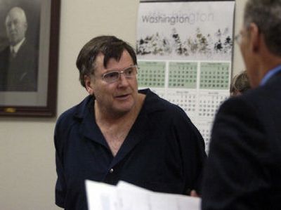 
Spokane businessman Arlin Jordin is led away from the courtroom of Judge Neal Rielly on Wednesday after Rielly sentenced him to 102 months in prison for rape. 
 (Dan Pelle / The Spokesman-Review)