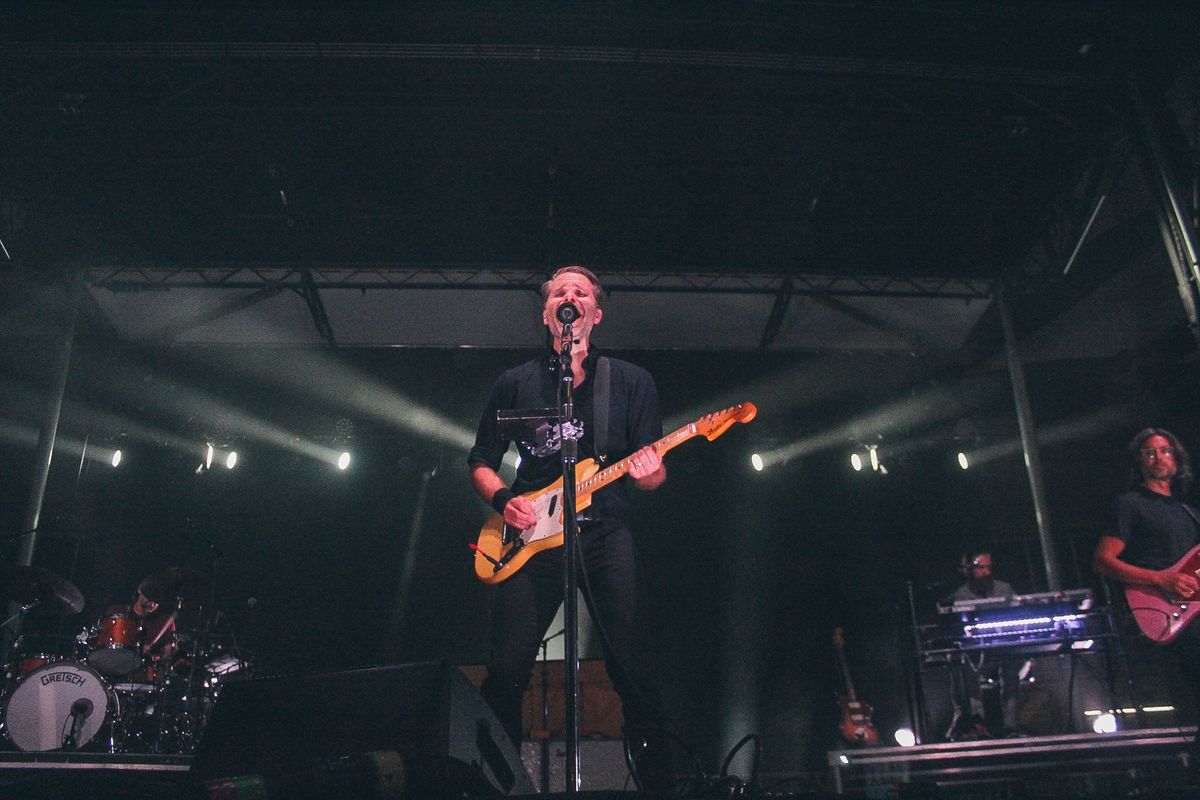 Death Cab for Cutie frontman Ben Gibbard performs at the Pavilion at Riverfront on Wednesday, Sept. 8, 2021.  (Jordan Tolley-Turner/The Spokesman-Review)