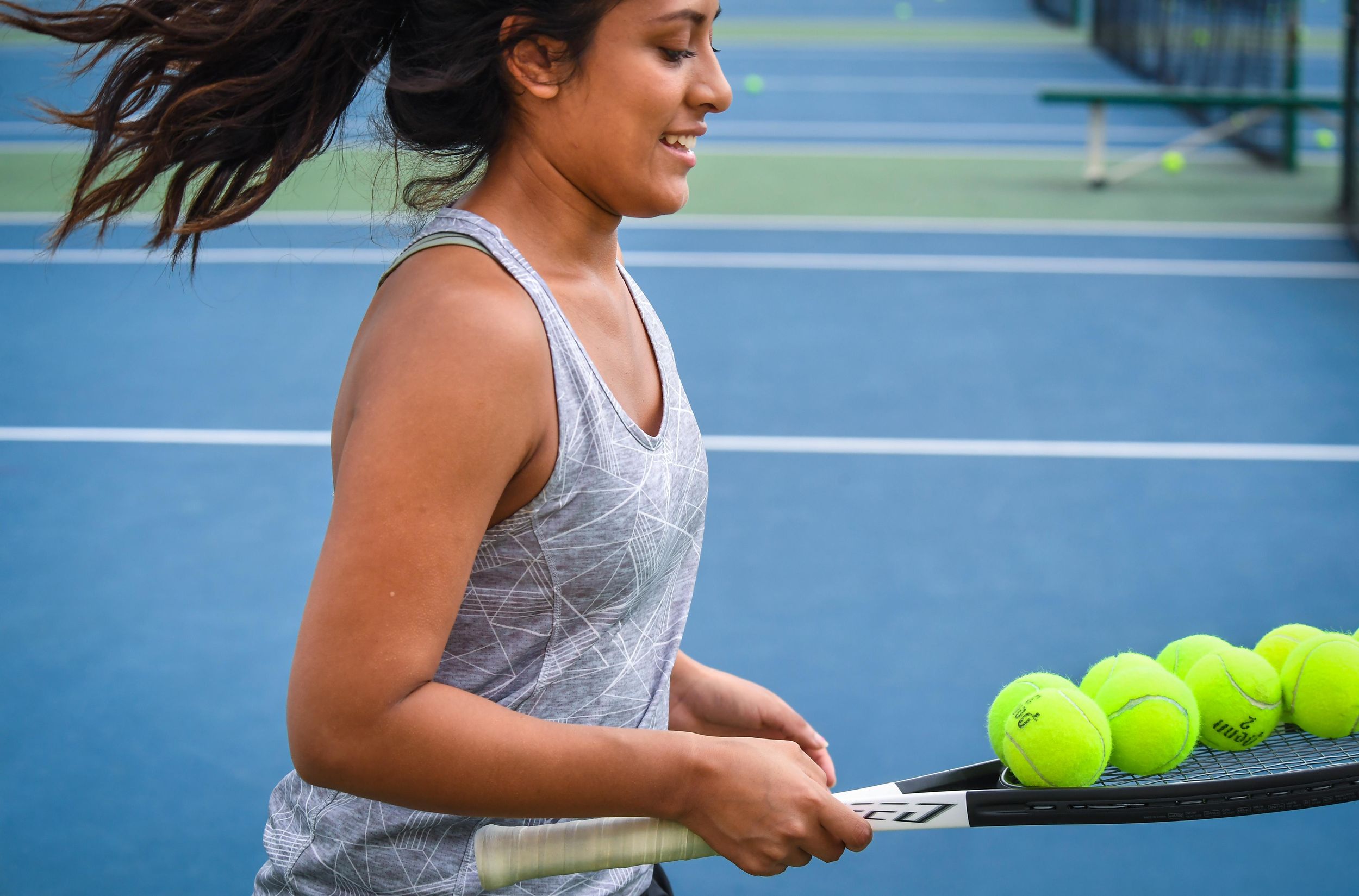 Whitworth tennis player Marissa Kirk April 23, 2019 The Spokesman