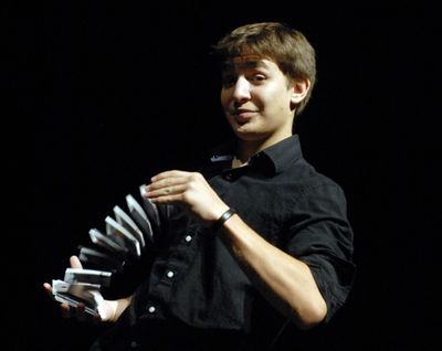 Nathan Boyd, 16, is an up-and-coming magician who is a junior at West Valley High School.  (J. BART RAYNIAK / The Spokesman-Review)