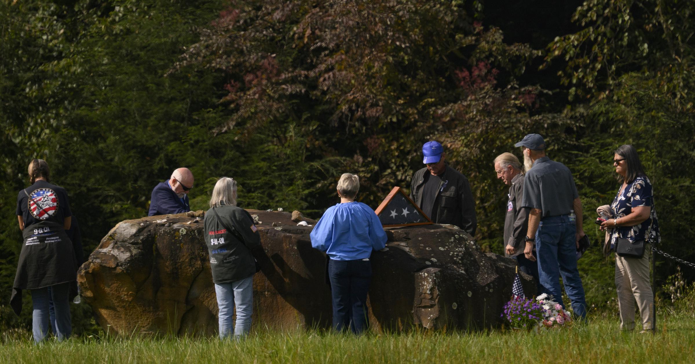 ‘The next generation handing off the story': Families of Flight 93 victims gather at memorial near Shanksville