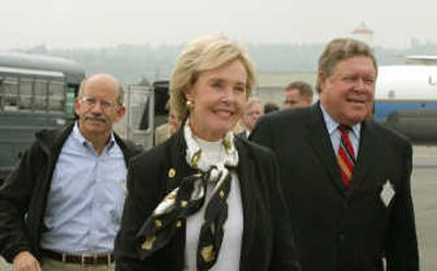 
Then-Rep. Jennifer Dunn, shown in Seattle in 2003, died Wednesday. Associated Press
 (Associated Press / The Spokesman-Review)