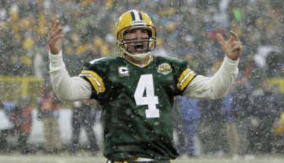 
Packers quarterback Brett Favre is feeling like a kid again. Associated Press
 (Associated Press / The Spokesman-Review)