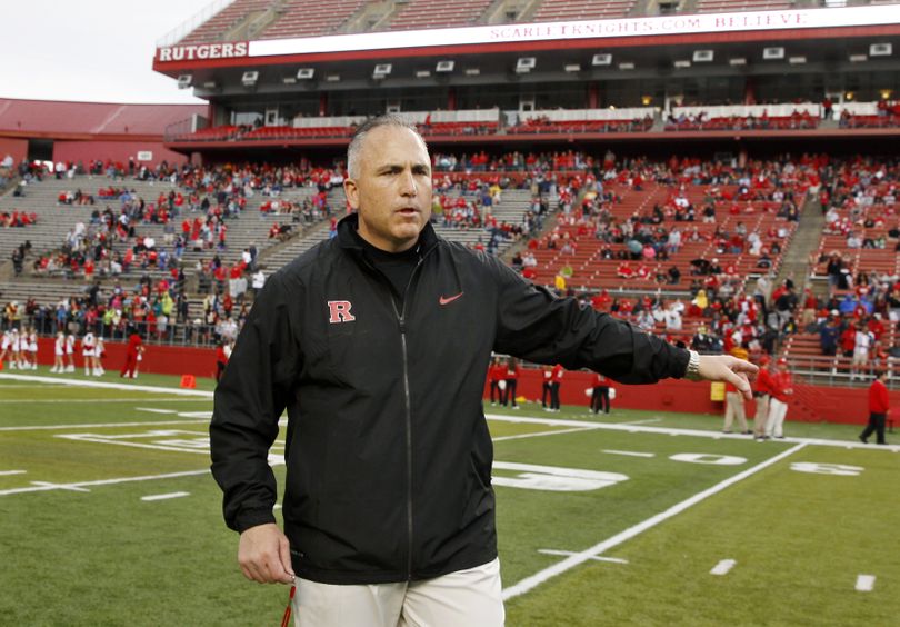 Rutgers coach Kyle Flood believes his secondary will be much improved. (Associated Press)