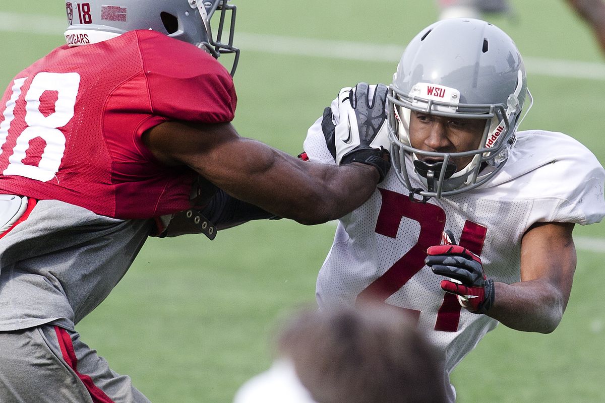 Marcellus Pippins, right, will likely be called upon this fall by WSU.