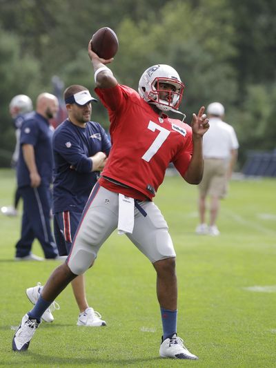Jacoby Brissett could be the first black starting QB in Pats history. (Steven Senne / Associated Press)