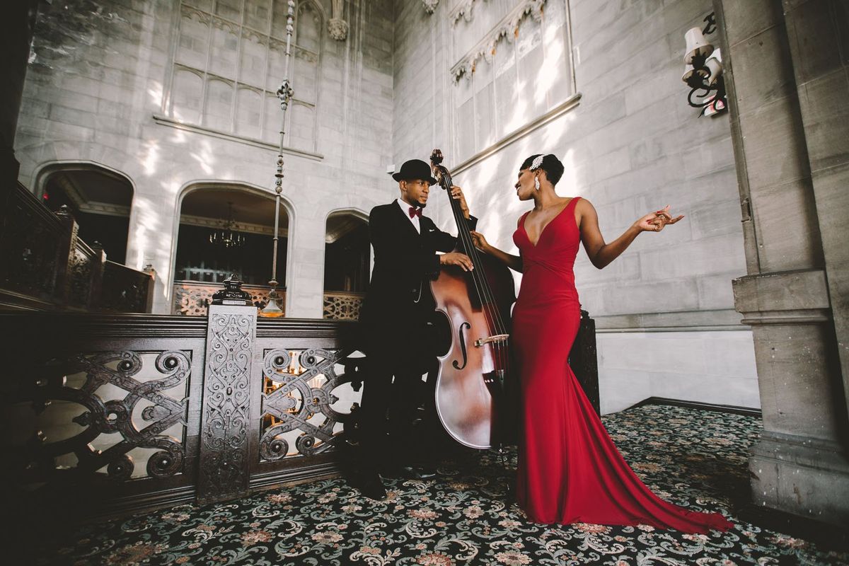 Sadiki Pierre and eL comprise Acute Inflections, a jazz and R&B duo.  (Courtesy of Acute Inflections Media Kit)