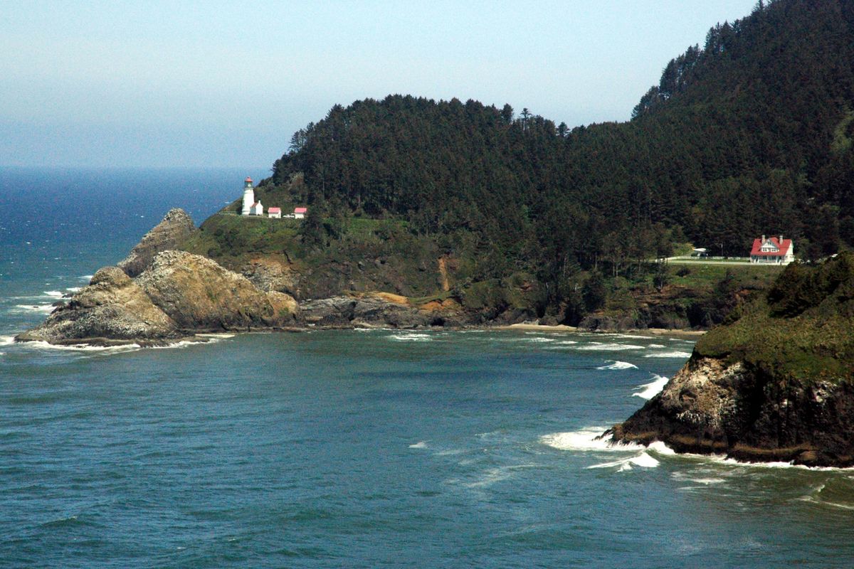 The picturesque Heceta Head Lighthouse was built in 1894 and has a bed and breakfast at the nearby Keeper’s House. It’s located between Florence and Yachats on the Oregon Coast.