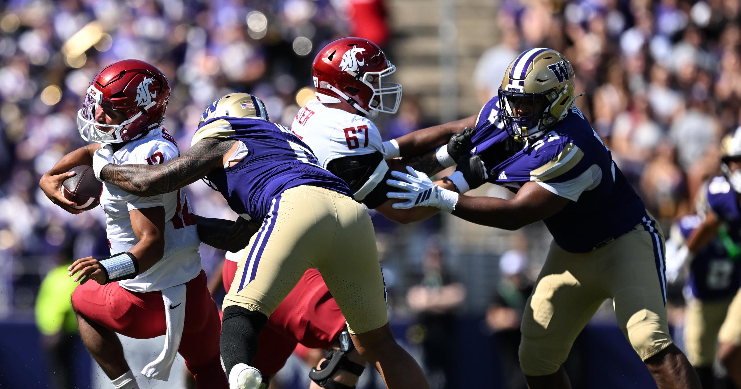 Are WSU coaches OK with QB Caden Pinnick being the team’s leading rusher?