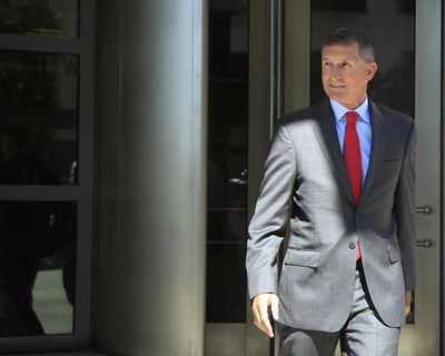 Former Trump national security adviser Michael Flynn leaves federal courthouse in Washington, Tuesday, July 10, 2018, following a status hearing. (Manuel Balce Ceneta / Associated Press)