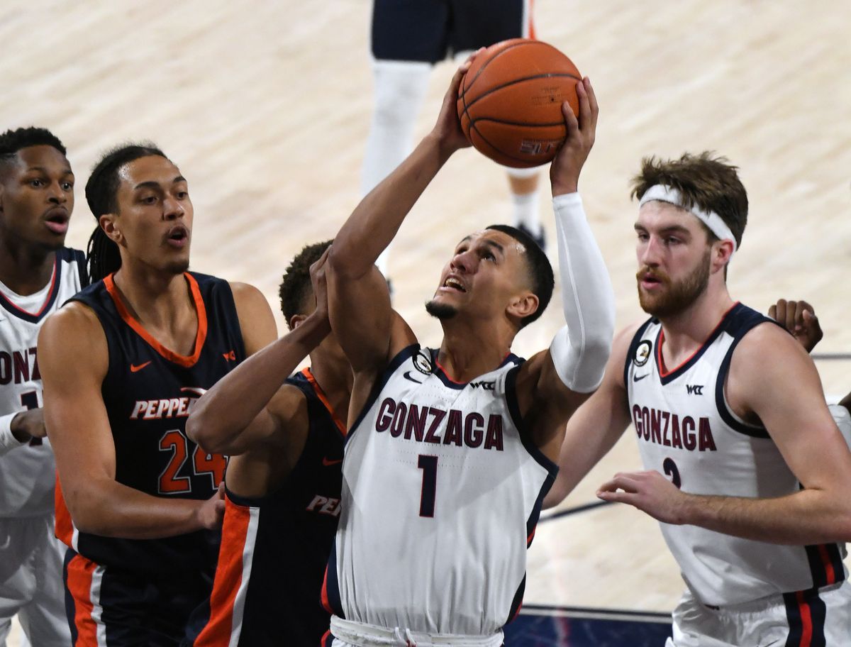 Gonzaga men vs. Pepperdine (Jan. 14, 2021) | The Spokesman ...