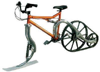 
The SnoMoBike is expected on market by next winter at a cost of between $2,000 and $3,000. 
 (The Spokesman-Review)