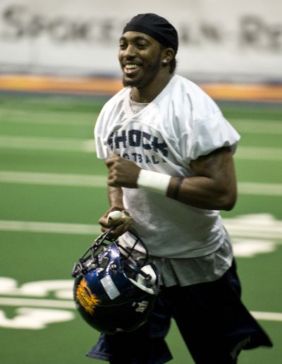 Spokane Shock defensive back Stanley Franks, a University of Idaho product, adjusted quickly to af2 play. (Colin Mulvany / The Spokesman-Review)