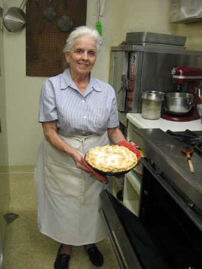 Eva May Hendrickson has been baking pies at the Garfield Cafe for a couple of years now.  Photo by Rebecca A. Sprague
 (Photo by Rebecca A. Sprague / The Spokesman-Review)