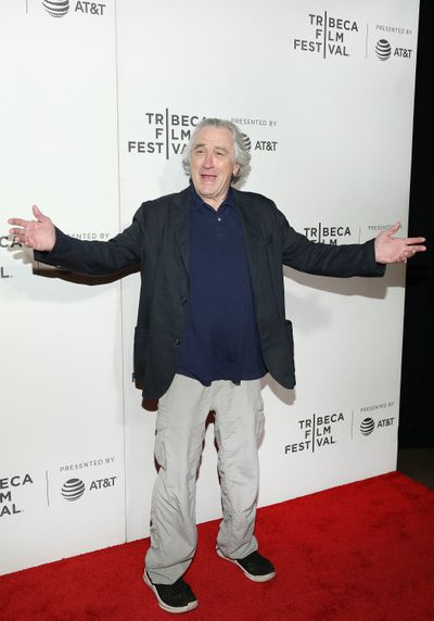 Robert De Niro attends a premiere during the 2019 Tribeca Film Festival at BMCC Tribeca PAC on May 3, 2019, in New York City.  (Tribune News Service)