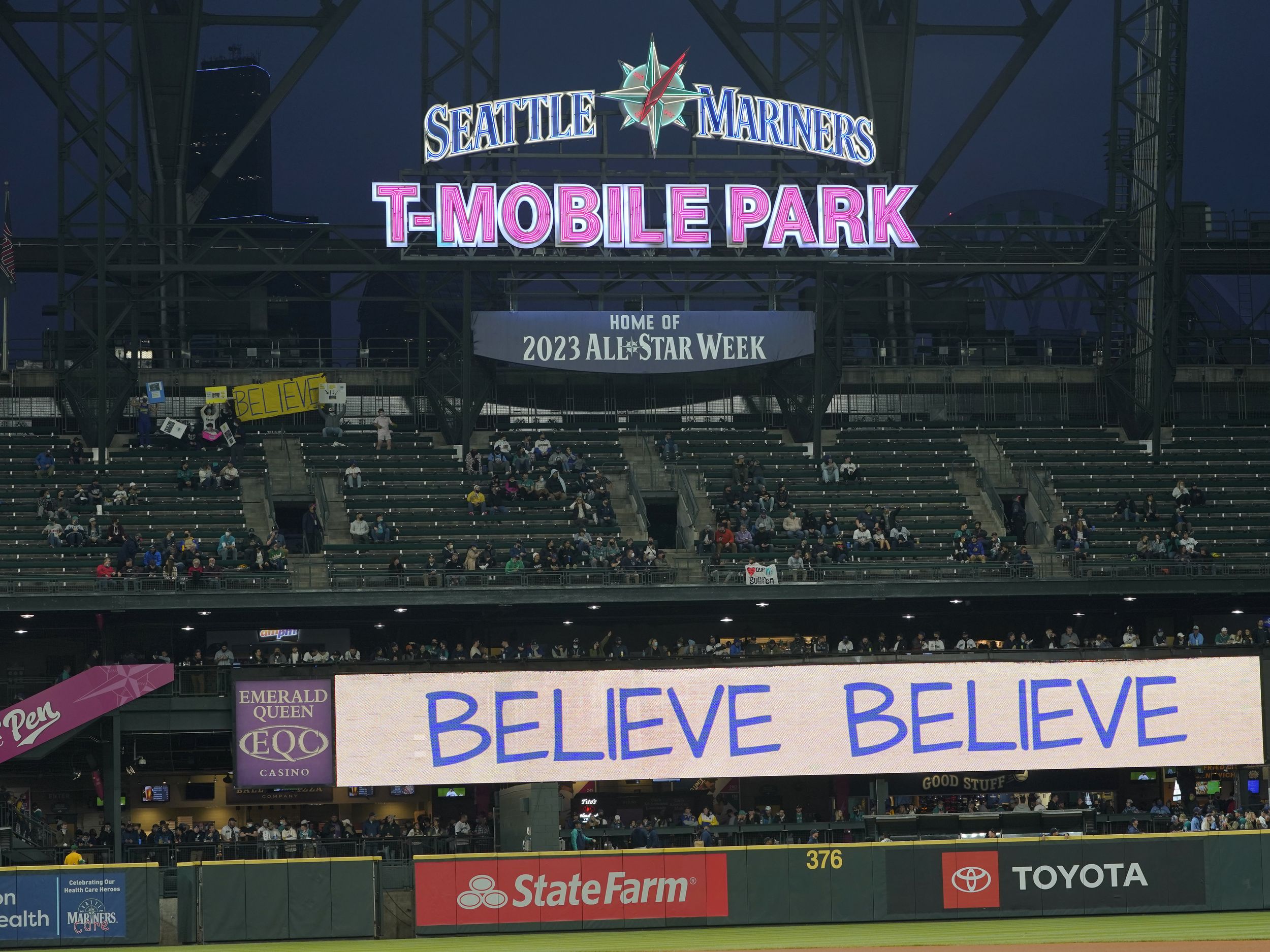 Mariners Team Store on X: 2022 PostSEAson merchandise is available NOW at  all @MarinersStore locations inside of T-Mobile Park! For fans not at  tonight's game, stay tuned for details on when merchandise